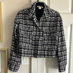Stylish Black and White Women's Jacket